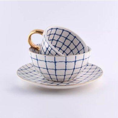 Чашка Duka SIREN 300 мл | Белый / Синий / Золотой 1219820 фото - 6