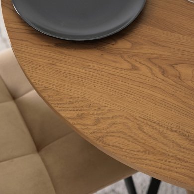 Обеденный стол Mebel Elit LAUREN 90 см Дуб золотой ME.LAUREN/D/CZ/S90 фото - 8