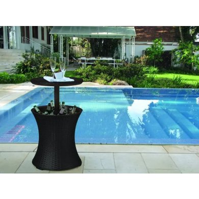 Садовий стіл-бар Keter COOL BAR Графіт - 3 Садовий стіл-бар Keter COOL BAR Графіт 230903-1 фото - 3