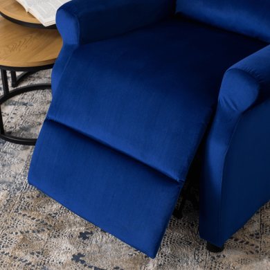 Кресло мягкое раскладное с реклайнером Mebel Elit SIMON Синий - 16 Кресло мягкое раскладное с реклайнером Mebel Elit SIMON Синий ME.SIMON/GR/V/FW фото - 16