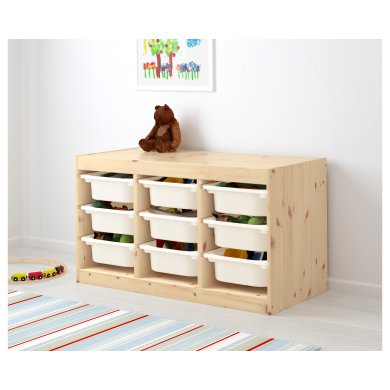 IKEA Стеллаж с контейнерами TROFAST (ИКЕА ТРОФАСТ) 79102958 фото - 2