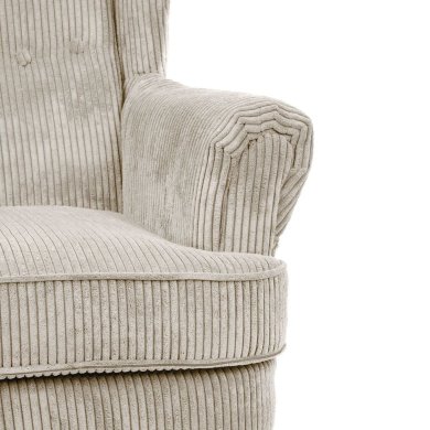 Кресло мягкое Homla FOSSBY FASO Velvet Бежевый - 5 Кресло мягкое Homla FOSSBY FASO Velvet Бежевый 233007 фото - 5