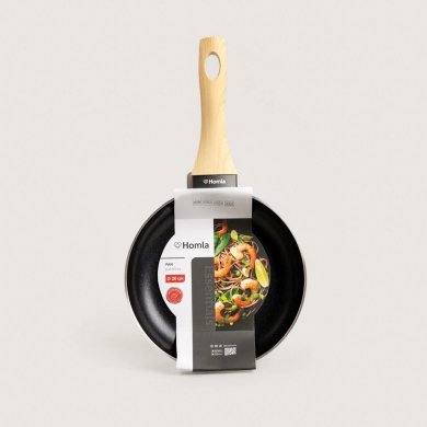 Сковорода Homla ALBERO ESSENTIALS 20 см Черный 235687 фото - 7