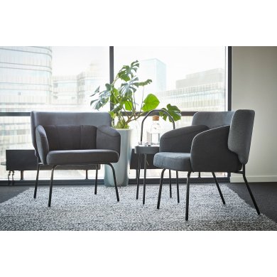 IKEA Крісло м'яке BINGSTA Темно-сірий (ИКЕА БИНГСТА) 20446095 фото - 14