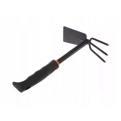 Двостороння сапка-розпушувач Garden Line 29x6,4x18 см Чорний NAR3372 фото - 3