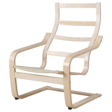 IKEA Каркас крісла POANG Дерево (ИКЕА ПОЭНГ) 81305807