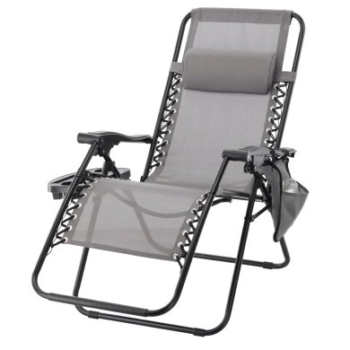 Складной шезлонг Garden Line LEZ5758 Серый LEZ5758 фото - 5