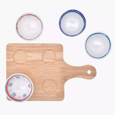 Сервировочный набор Duka MAYA | Дерево / Микс 1217901 фото - 3