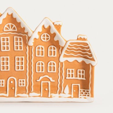 Сервірувальне блюдо Homla LOKKA 32x18 см Коричневий 242675 фото - 2