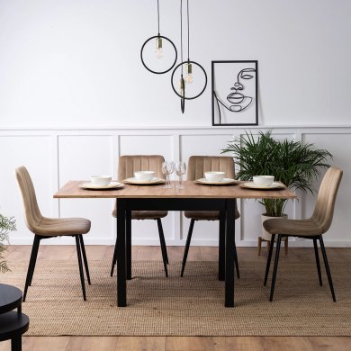 Раскладной обеденный стол Mebel Elit MAX Дуб крафт W.MAX/DC/CZ/S фото - 8