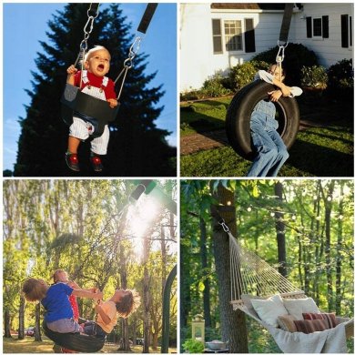 Комплект для установки гамака Garden Line 240 кг Серебристый - 4 Комплект для установки гамака Garden Line 240 кг Серебристый HAM2733 фото - 4