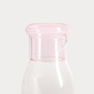 Графін Homla LATTRICE 850 мл Рожевий 241581 фото - 3