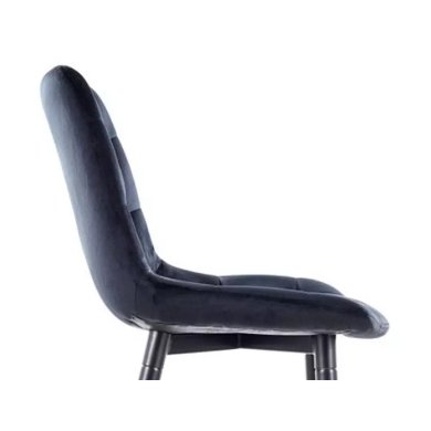 Барный стул Signal CHIC H-2 Welur Черный CHICH2VCC фото - 2