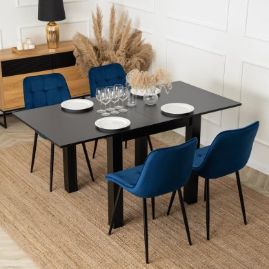 Обеденный стул Mebel Elit CHRIS Welur Синий ME.CHRIS/GR/CZ/V/K фото - 7