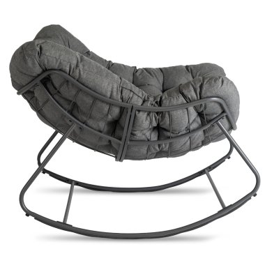 Садове крісло-качалка Mebel Elit LAREDO Сірий ME.LAREDO/P/T/FW фото - 4