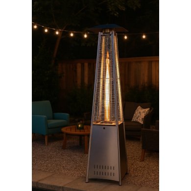 Уличный газовый обогреватель Garden Line 227 см 5000-13000 Вт Серебристый GAZ6363 фото - 7