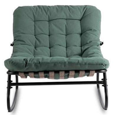 Кресло-качалка мягкое Mebel Elit AURORA Зеленый ME.AURORA/Z/T/FW фото - 3