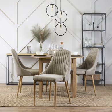 Обідній комплект Mebel Elit HARRY TORINO | Дуб Рів'єра / Бежевий HARRY/DR/S/TORINO/BZ/D/T/Z4/K фото - 5