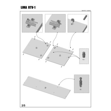 Тумба под ТВ Halmar Lima RTV1 | Белый V-PL-LIMA-RTV1-BIAŁY фото - 3