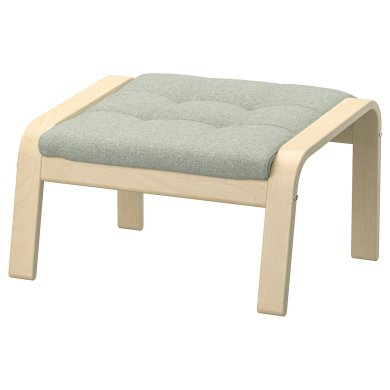 IKEA Подставка для ног POANG Светло-зеленый (ИКЕА ПОАНГ) 49501939