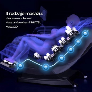 Крісло масажне Mebel Elit VX MAX Сірий ME.VXMAX/P/E/ANG/FW фото - 18