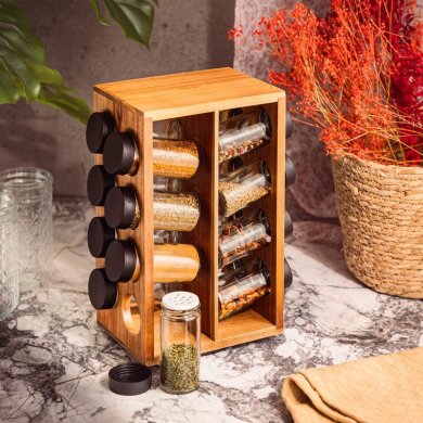 Набор для специй Homla LENNE Дерево - 7 Набор для специй Homla LENNE Дерево 231602 фото - 7