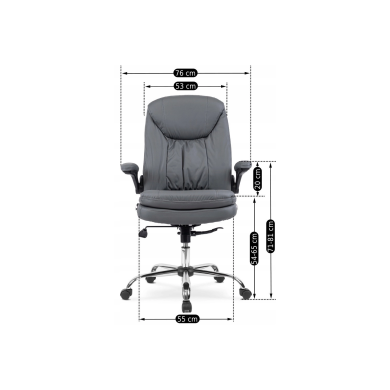 Офисное кресло Mebel Elit PARIS Серый ME.PARIS/P/E/FO фото - 12