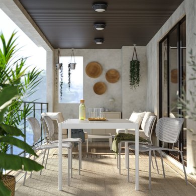 IKEA Комплект садовой мебели SEGERON/DUVSKAR Белый (ИКЕА СЕГЕРОН/ДУВСКАР) 49544769 фото - 7