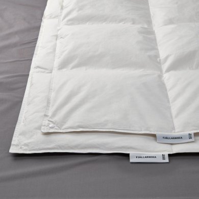 IKEA Ковдра всесезонна 2 в 1 FJALLARNIKA 200х200 см Білий (ИКЕА ФЬАЛЛАРНИКА) 80453846 фото - 3