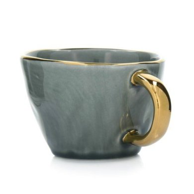 Чашка Duka Siren 300 мл Зелений/Золотий 1218024 фото - 2