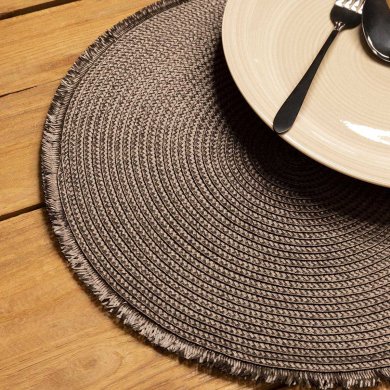 Сервировочный коврик Homla MIRI 38 см Коричневый 209551 фото - 3