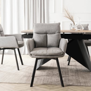 Обеденный стул поворотный Mebel Elit CORTADO Серый ME.CORTADO/P/CZ/T/K фото - 7