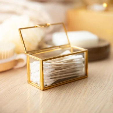 Шкатулка для украшений Homla GRAZIA 9x4x5 см | Прозрачный / Золотой - 4 Шкатулка для украшений Homla GRAZIA 9x4x5 см | Прозрачный / Золотой 215426 фото - 4