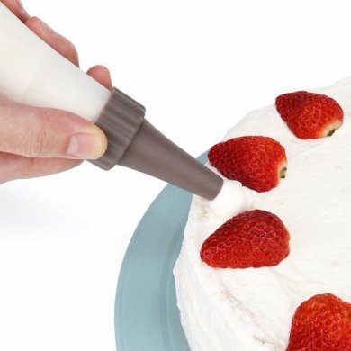 Кондитерский мешок с насадками Duka Fiffig | Белый 2220349 фото - 3