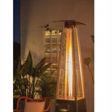 Вуличний газовий обігрівач Garden Line 227 см 5000-13000 Вт Чорний GAZ6417 фото - 6