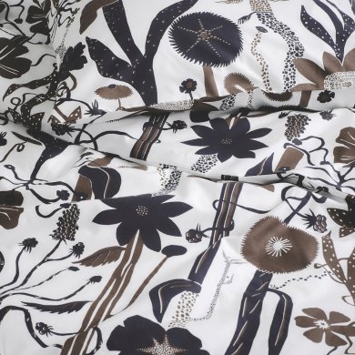 IKEA Комплект постельного белья LUNDSKAFTING 150x200 см Принт (ИКЕА ЛУНДСКАФТИНГ) 00606358 фото - 5