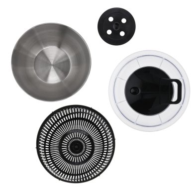 Сушіння для салату з мискою Duka Skarp | Сталевий - 3 Сушіння для салату з мискою Duka Skarp | Сталевий 1218797 фото - 3