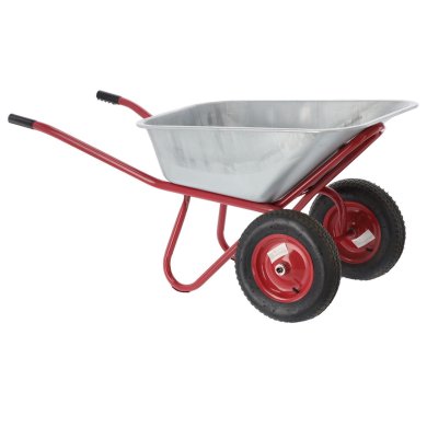 Садовая тележка Garden Line 140 л Серебристый HAT0671 фото - 5