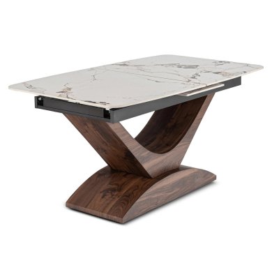 Розкладний обідній стіл Mebel Elit ALICANTE Marmur Горіх ME.ALICANTE/B/O/S160-200 фото - 4