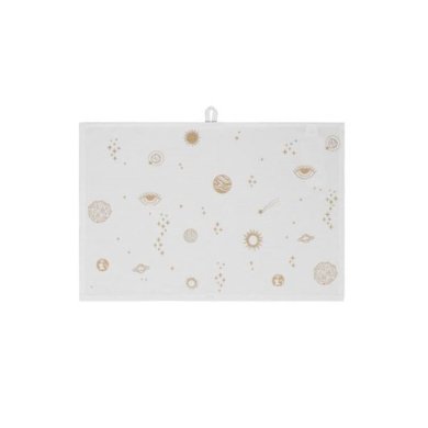 Салфетка кухонная Duka Celestial 40x60 см | Белый / Золотой принт 2221182