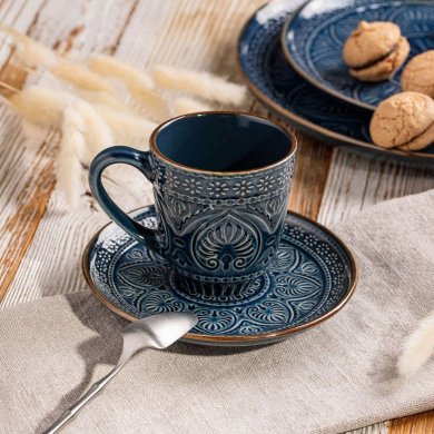 Кружка Homla INDIE 200 мл Синій 222368 фото - 6