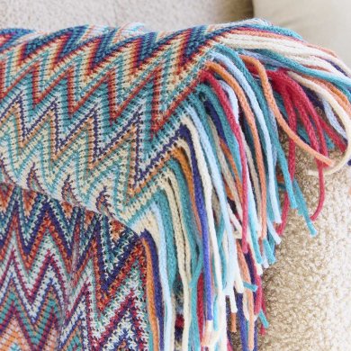 Плед Homla MEBA 130x170 см Різнокольоровий 218857 фото - 5