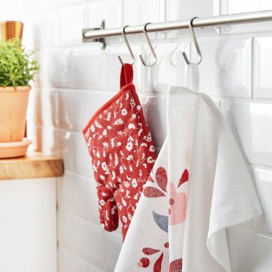 IKEA Кухонное полотенце INAMARIA 45x55 см Принт (ИКЕА ИНАМАРИЯ) 80493079 фото - 4