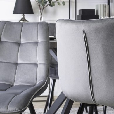 Обеденный стул Mebel Elit RIO Welur Серый - 15 Обеденный стул Mebel Elit RIO Welur Серый ME.RIO/P/V/K фото - 15