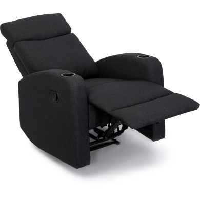 Крісло м'яке розкладне з реклайнером Mebel Elit ALAN Чорний - 8 Крісло м'яке розкладне з реклайнером Mebel Elit ALAN Чорний ME.ALAN2/CZ/T/FW фото - 8