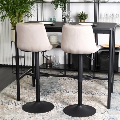 Барний стілець Mebel Elit ARCOS 2 Welur Бежевий - 9 Барний стілець Mebel Elit ARCOS 2 Welur Бежевий ME.ARCOS2/BZ/V/H фото - 9