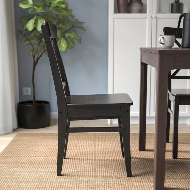 IKEA Обідній стілець INGOLF Чорний (ИКЕА ИНГОЛЬФ) 60217822 фото - 19
