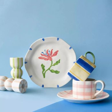 Тарілка Duka BLOMEN 25,5 см Зелений - 2 Тарілка Duka BLOMEN 25,5 см Зелений 2221919 фото - 2