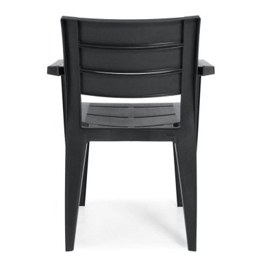 Садовий стілець Keter JULIE Графіт 246188 фото - 4