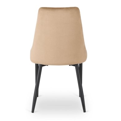 Обеденный стул Mebel Elit BARI Welur Бежевый ME.BARI/BZ/V/K фото - 4